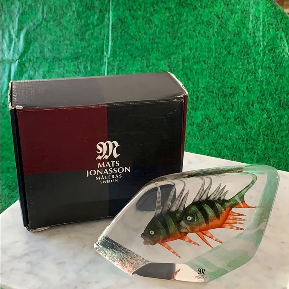 Y2K Mats Jonasson Coral Fish Crystal - Picture 6 of 8